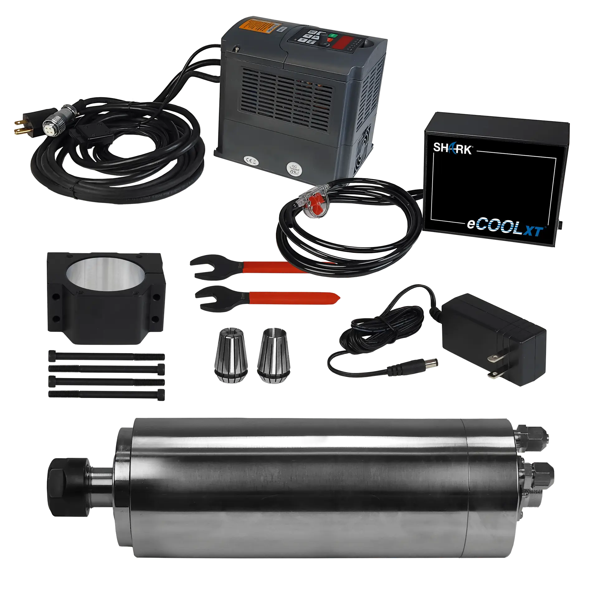 3hp Water Cooled Spindle Kit with Ecool XT - NextWave CNC